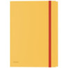 3-klap mappe Cosy A4 PP gul