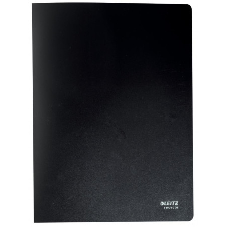 Displaybog Recycle PP 40 lom. sort