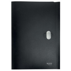 3-klap mappe Recycle A4 PP sort