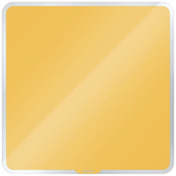 Whiteboard glastavle Cosy 45x45 gul