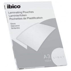 Lamineringslomme Ibico Basics Light A3 100stk