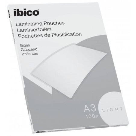 Lamineringslomme Ibico Basics Light A3 100stk