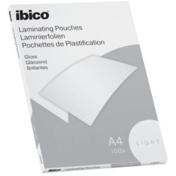 Lamineringslomme Ibico Basics Light A4 100stk