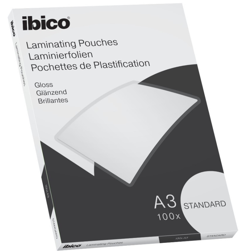 Lamineringslomme Ibico Basics Standard A3 100stk