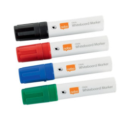 Marker Glide WB whiteboard ChiselTip 4 farver