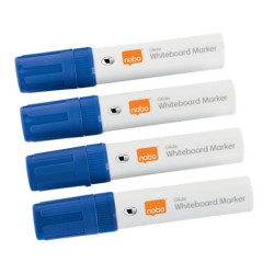 Marker Glide whiteboard ChiselTip blå 4stk