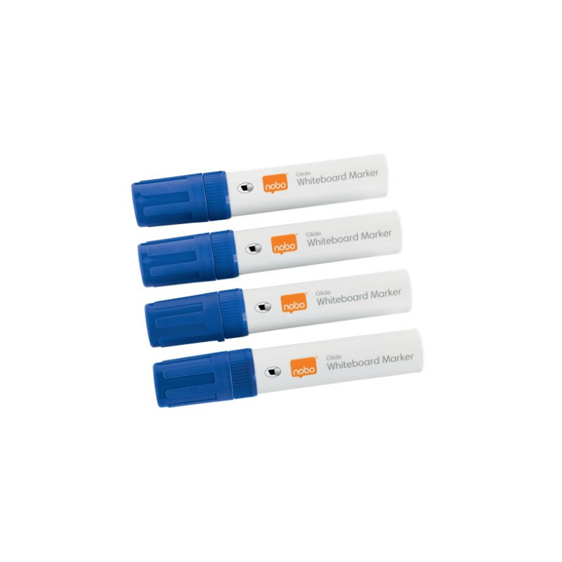 Marker Glide whiteboard ChiselTip blå 4stk Marker Glide whiteboard ChiselTip blå 4stk