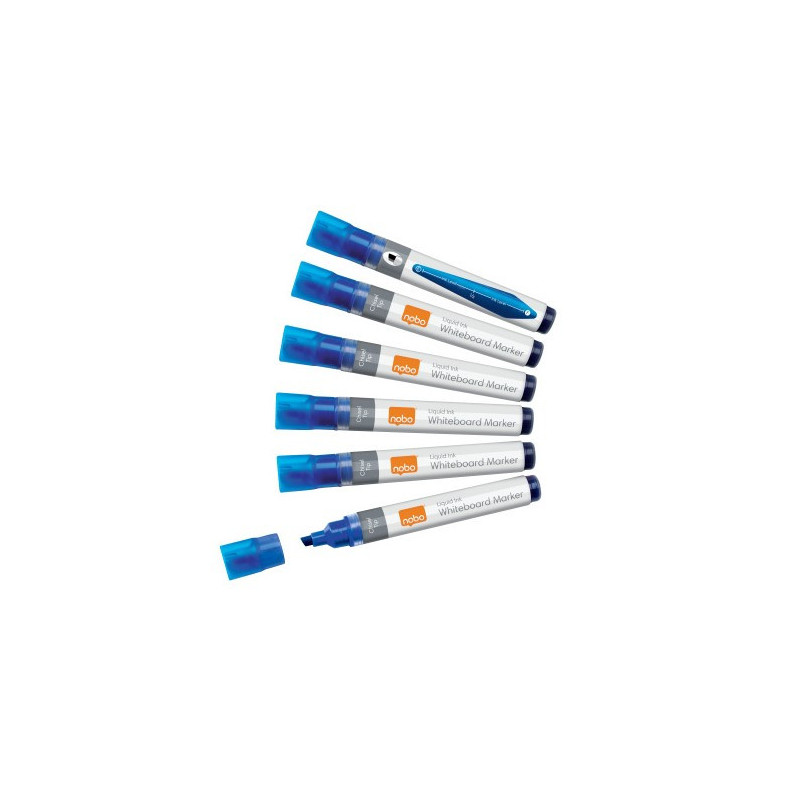 Marker LiqInk whiteboard ChiselTip blå 10stk Marker LiqInk whiteboard ChiselTip blå 10stk