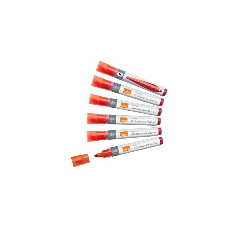 Marker LiqInk whiteboard ChiselTip rød 10stk Marker LiqInk whiteboard ChiselTip rød 10stk