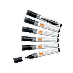 Marker LiqInk whiteboard ChiselTip sort 10stk