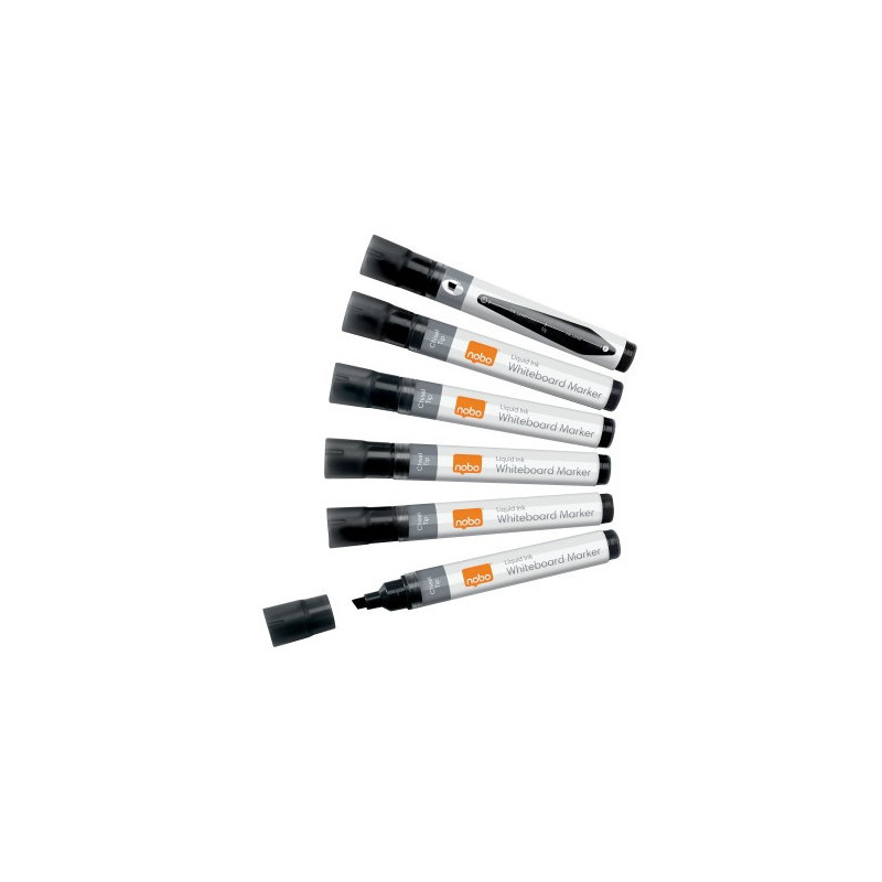 Marker LiqInk whiteboard ChiselTip sort 10stk Marker LiqInk whiteboard ChiselTip sort 10stk