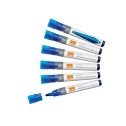Marker LiqInk whiteboard BulletTip blå 10stk