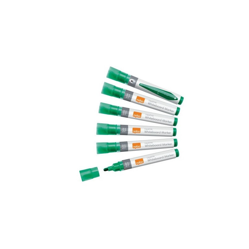 Marker LiqInk whiteboard BullTip grøn 10stk Marker LiqInk whiteboard BullTip grøn 10stk