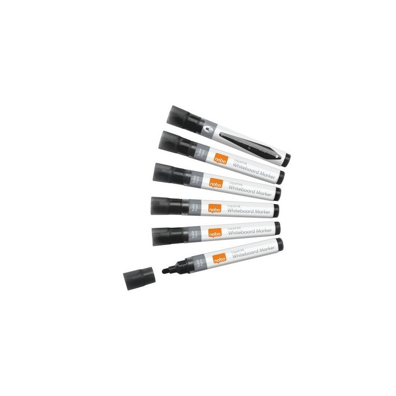 Marker LiqInk whiteboard BulletTip sort 10stk Marker LiqInk whiteboard BulletTip sort 10stk
