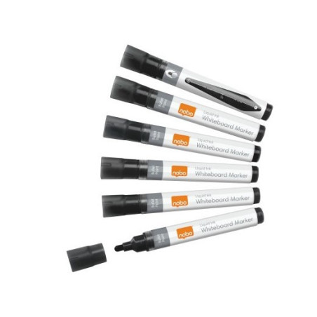 Marker LiqInk whiteboard BulletTip sort 10stk