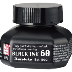 Cartoonist Black Ink 60 black