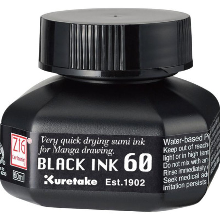 Cartoonist Black Ink 60 black