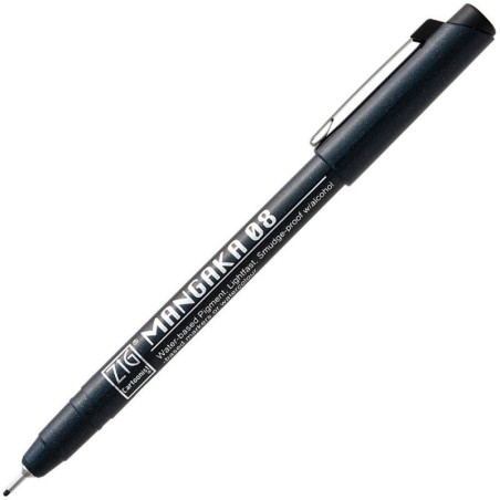 Mangaka Fineliner 08 Sort