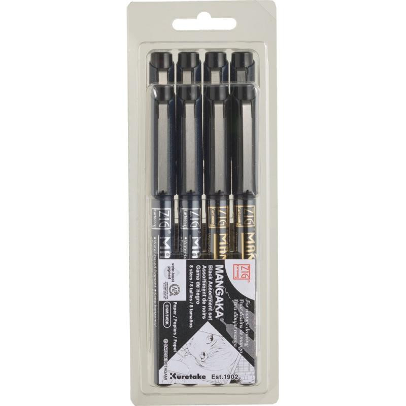 CARTOONIST MANGAKA Black 8-set