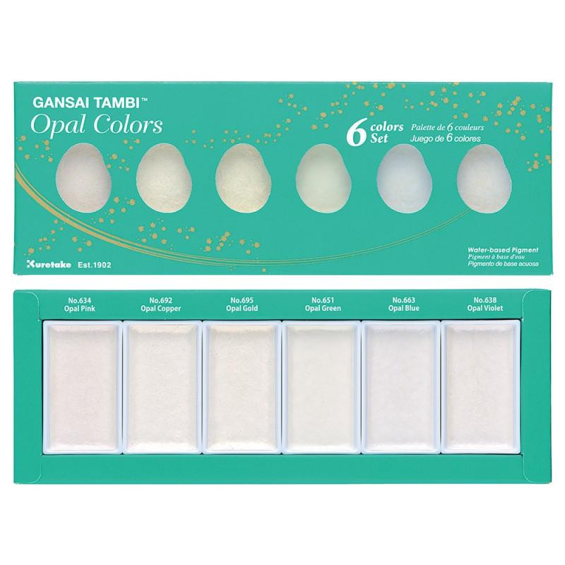 GANSAI TAMBI Opal Colors 6 colors set GANSAI TAMBI Opal Colors 6 colors set