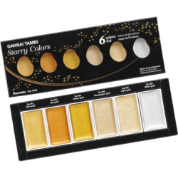 Gansai tambi starry colors 6 colors set