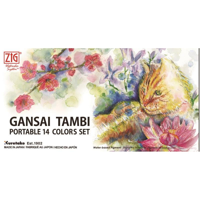 GANSAI TAMBI Portable 14 color set GANSAI TAMBI Portable 14 color set