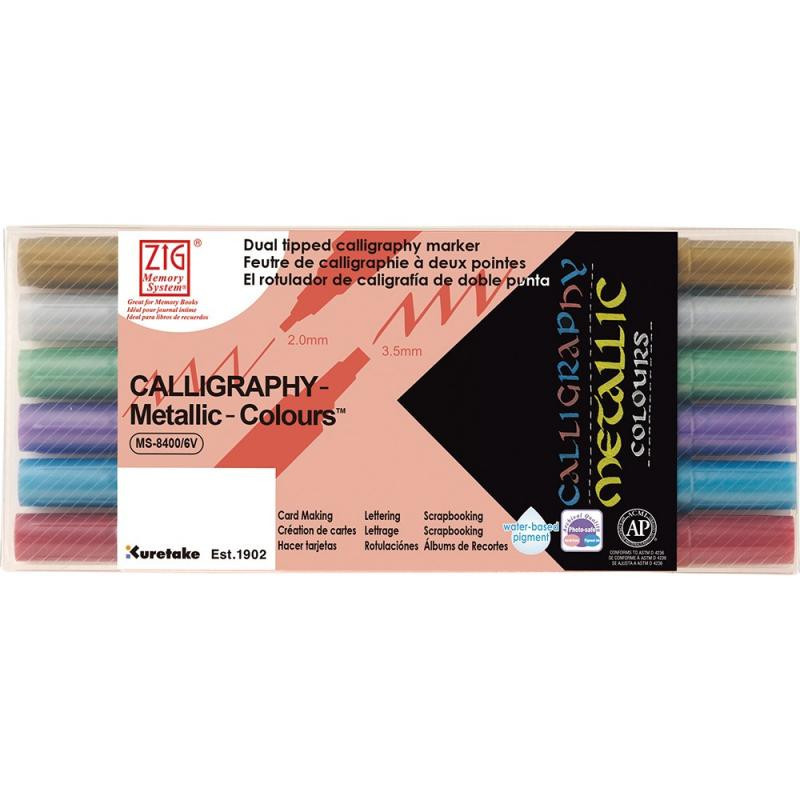 Calligraphy Metallic 6-set