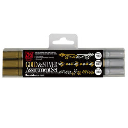 Twin tip gold and silver 3-set