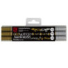 Twin tip gold and silver 3-set