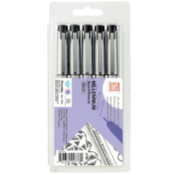 Millennium Pen ass. sort (5)