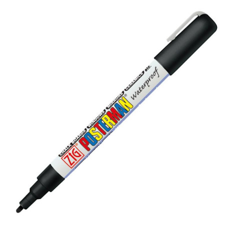 Marker Posterman 1mm sort