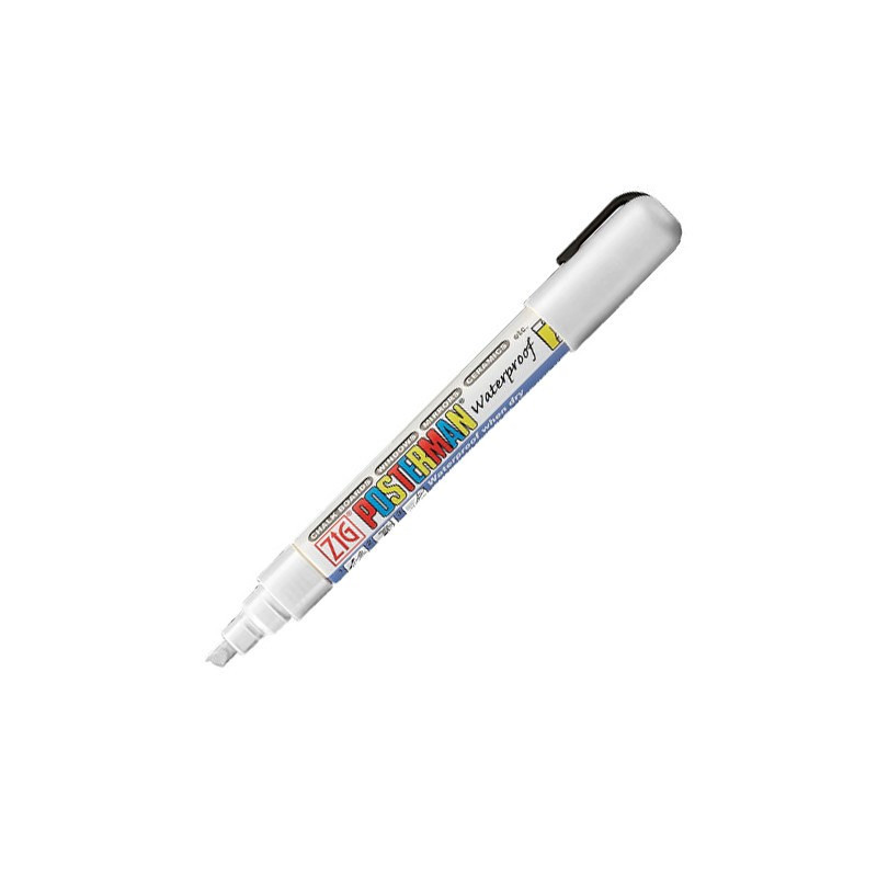 Marker Posterman 6mm hvid