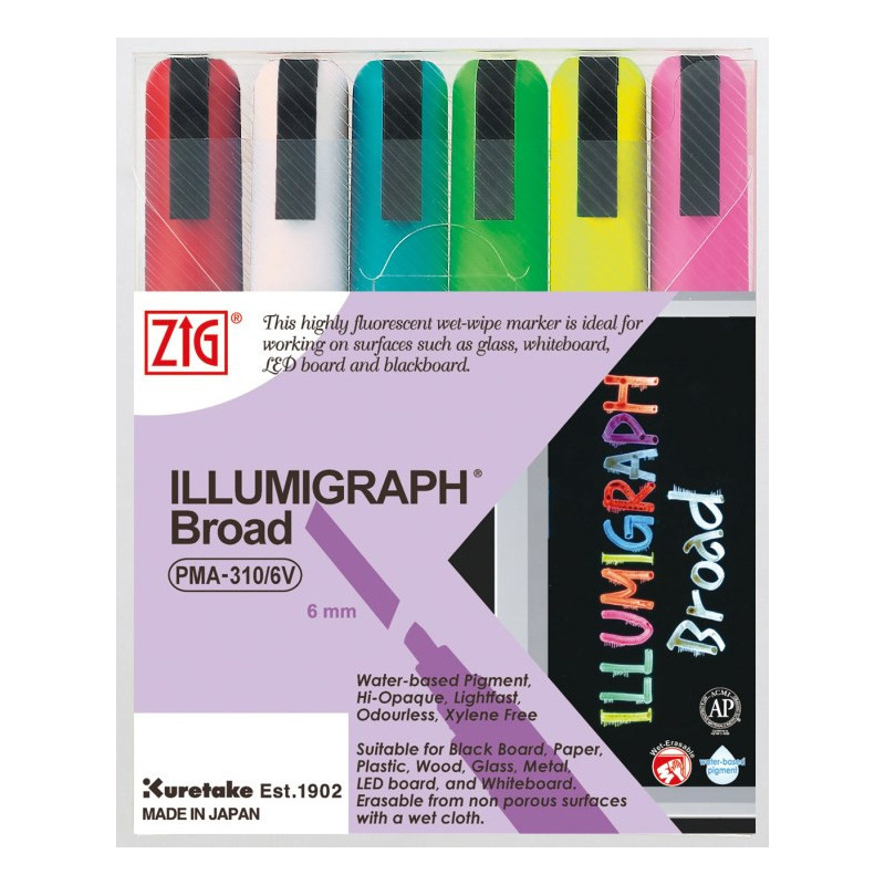 Illumigraph 6mm 6-Sæt