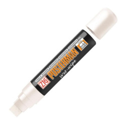 Marker Posterman wet-wipe 15mm hvid