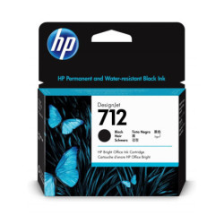 HP 712 80ml sort DesignJet blækpatron