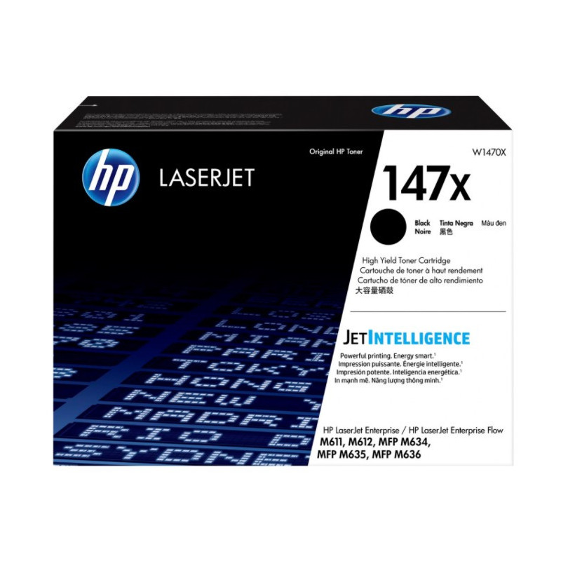 HP 147X sort LaserJet Toner 25k