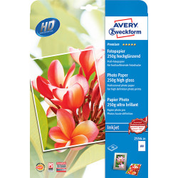 Avery 2556-20 blaekprinter fotopapir