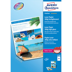 Avery 2798 Premium Glossy laser foto papir