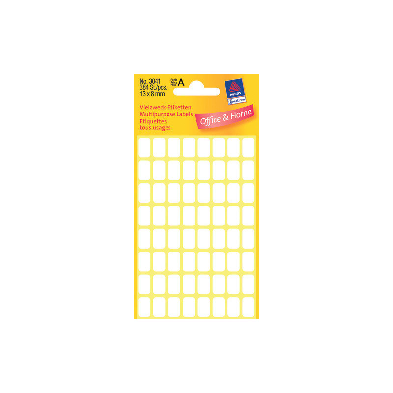 Avery 3041 Labels-Etiketter
