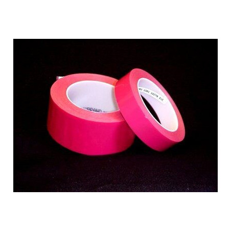 Tape 1280 Polyester 50mmx66m rød