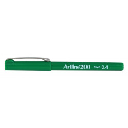 Fineliner Artline 200 Fine 0.4 grøn