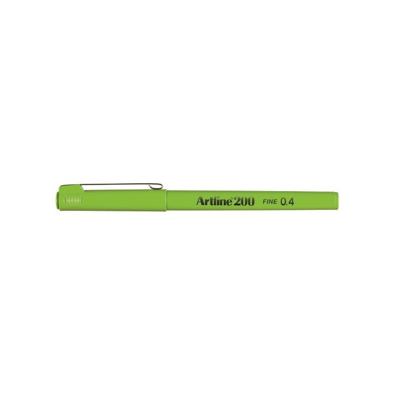 Fineliner Artline 200 Fine 0.4 limegrøn
