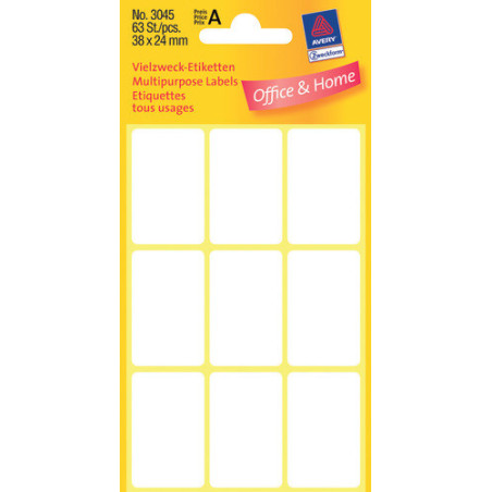 Avery 3045 Labels-Etiketter