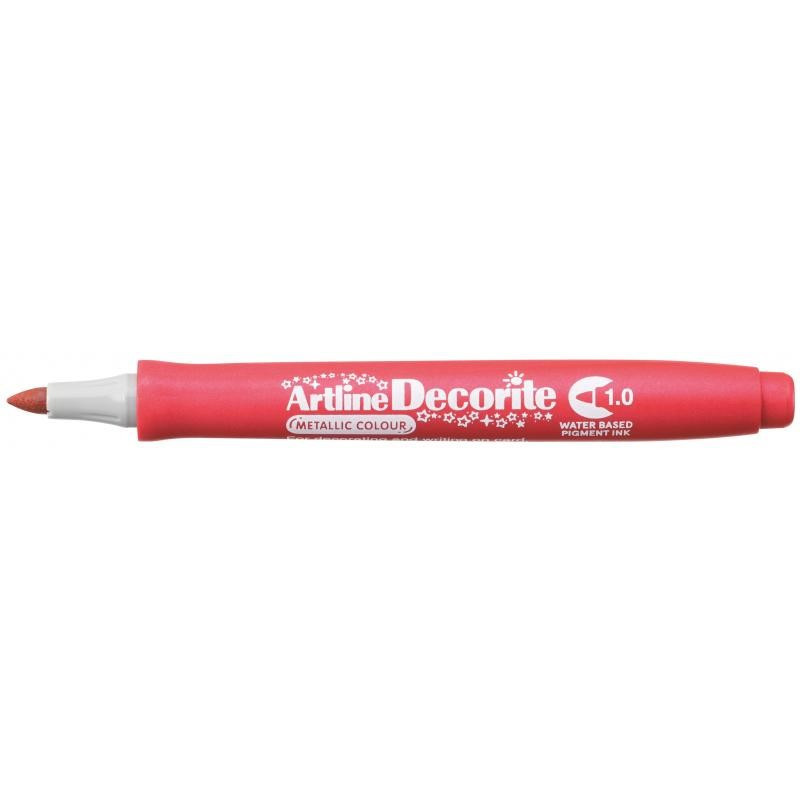 Artline Decorite Bullet 1.0mm metallic red