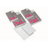 Standardblok sidelimet A5 kvadreret 2H 100 ark 60g