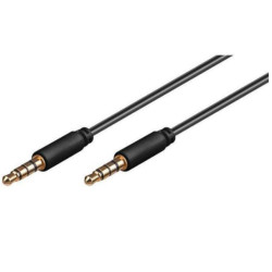 Minijack 3.5mm slim Extension Cable 1.5m IPOD017
