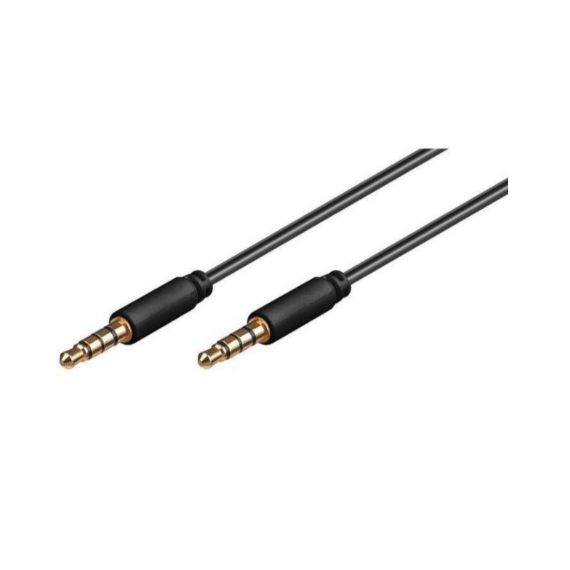 Minijack 3.5mm slim Extension Cable 1.5m IPOD017