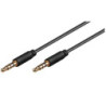 Minijack 3.5mm slim Extension Cable 1.5m IPOD017