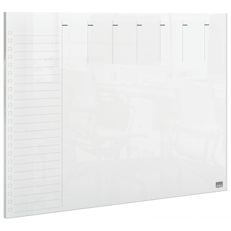 Mini whiteboard planner skrivebord - væg