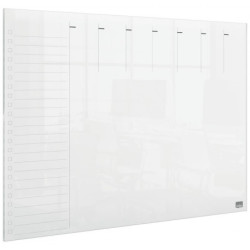 Mini whiteboard planner skrivebord - væg